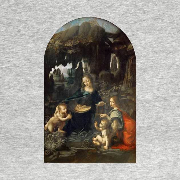 Virgin of the Rocks by Leonardo da Vinci by MasterpieceCafe